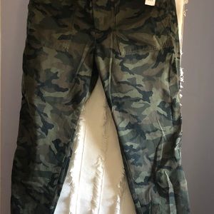 Camouflage 4 pocket pants